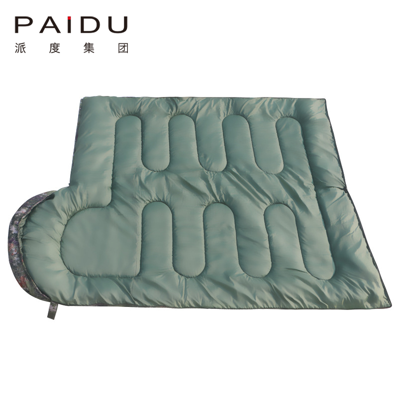 Paidu Envelope Warm Adult Sleeping Bag Camping Camo Sleeping Bag Winter Warm Cotton Sleeping Bag Thickened