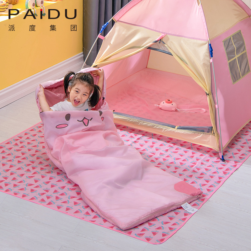 Paidu Outdoor Camping Kids Sleeping Bag Summer Camp Lunch Insulated Dirt Warm Kick Is Suitable For Under 14 Years Old