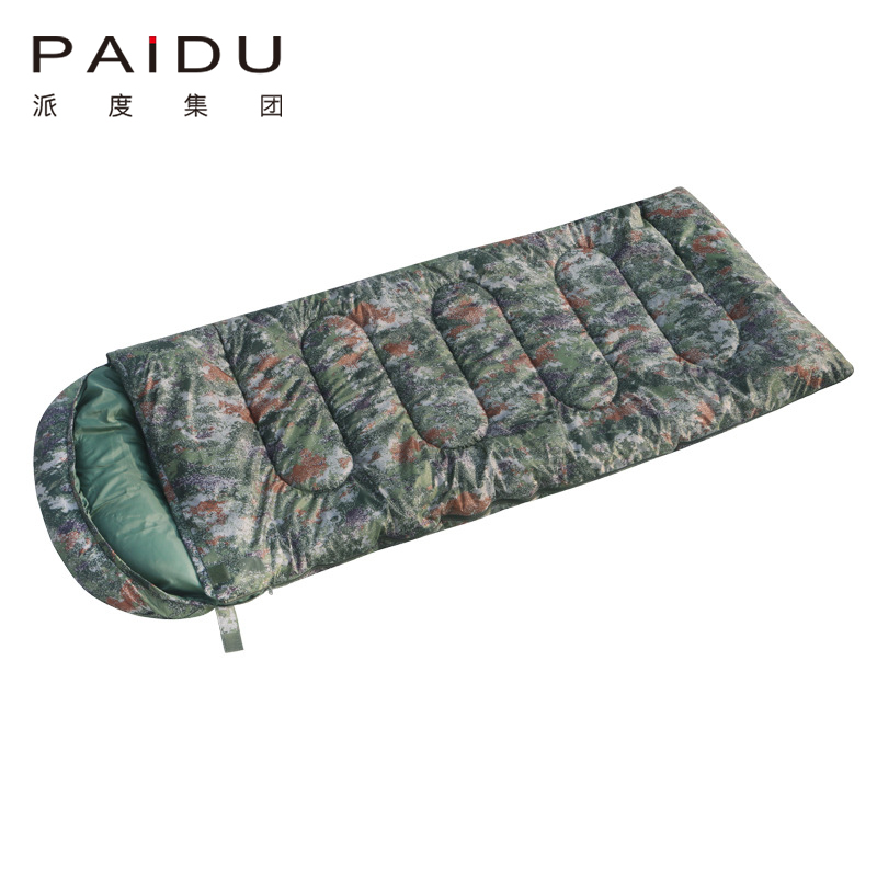 Paidu Envelope Warm Adult Sleeping Bag Camping Camo Sleeping Bag Winter Warm Cotton Sleeping Bag Thickened