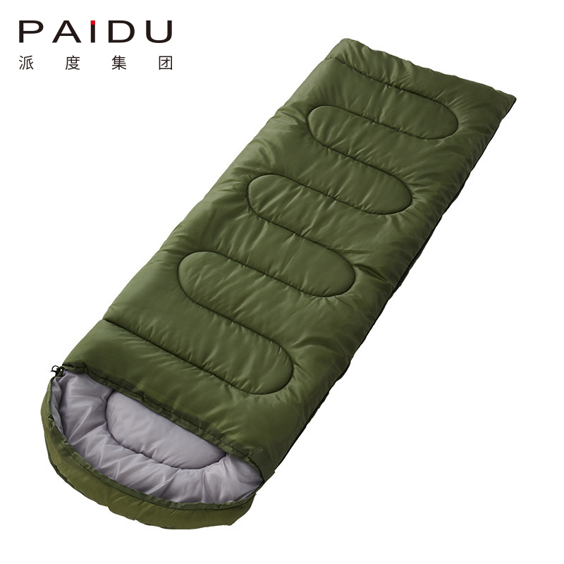 Paidu Variable Sizes Adult Outdoor Spring and Autumn Season Adult Men and Women Thickened and Warm Portable Envelope Sleeping Bag