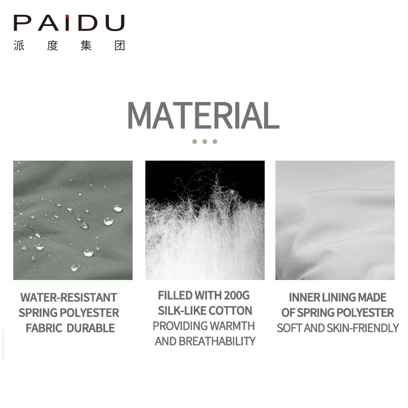 Paidu Sleeping Bag Adult Hooded Outdoor Warm Travel Sleeping Bag Camping Quilt Office