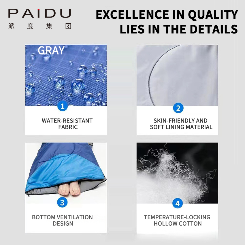 Paidu Portable Sleeping Bag For Outdoor Camping For Adults