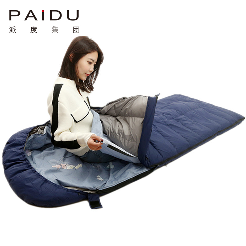 Paidu Removable Washable Down Sleeping Bag Outdoor Adult Adult Camping Trip Goose Down Thickened For Cold Protection Minus 30 Degrees