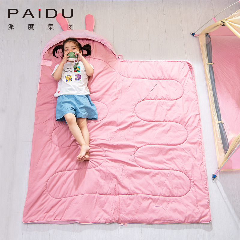 Paidu Outdoor Camping Kids Sleeping Bag Summer Camp Lunch Insulated Dirt Warm Kick Is Suitable For Under 14 Years Old