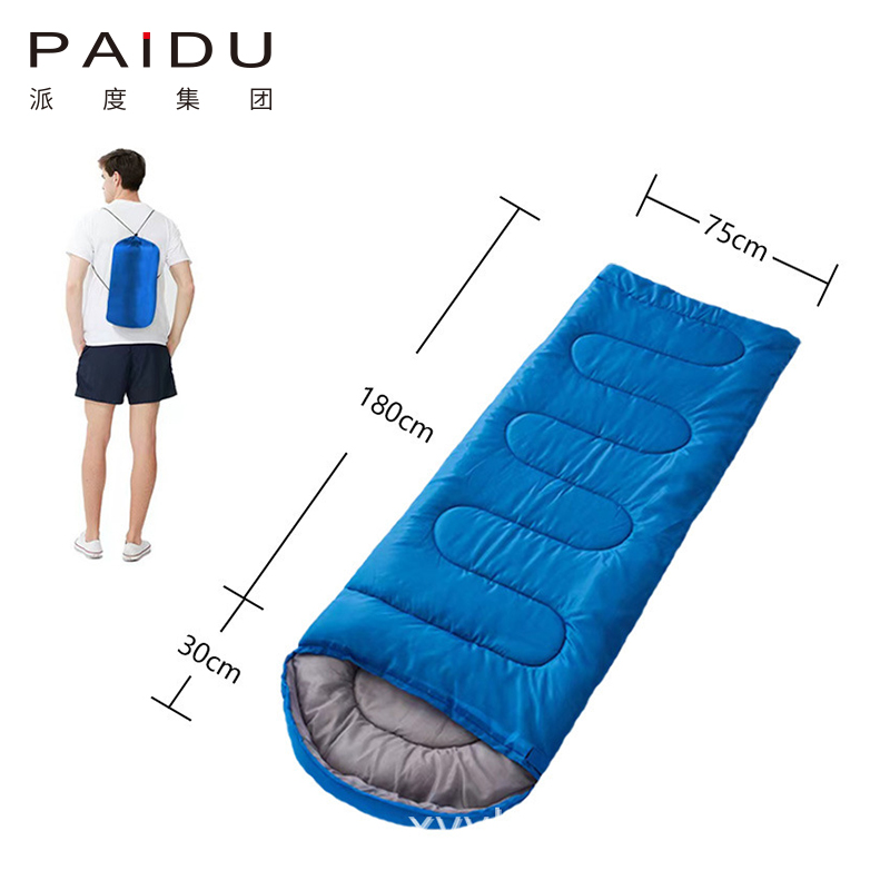 Paidu Variable Sizes Adult Outdoor Spring and Autumn Season Adult Men and Women Thickened and Warm Portable Envelope Sleeping Bag
