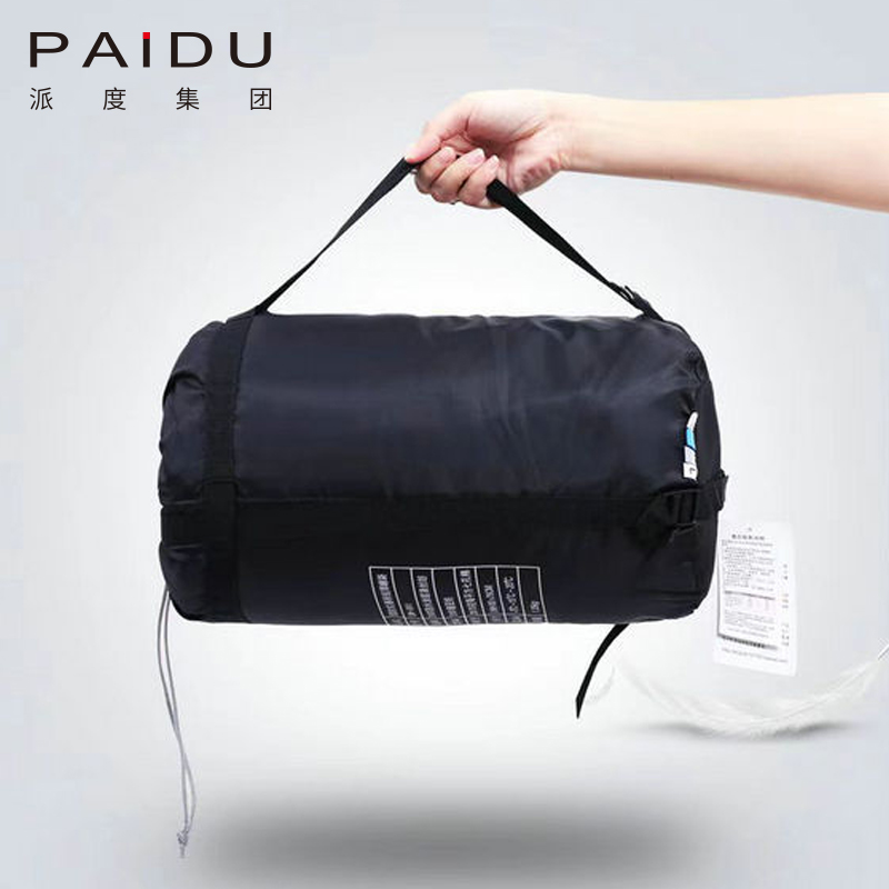 Paidu Factory Envelope Color Matching Outdoor Sleeping Bag Adult Camping Sleeping Bag