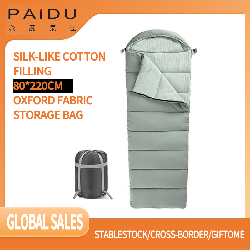 Paidu Sleeping Bag Adult Hooded Outdoor Warm Travel Sleeping Bag Camping Quilt Office