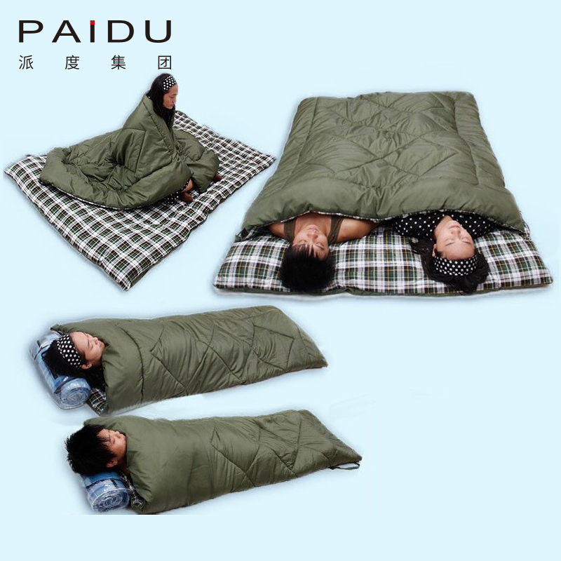 Paidu Sleeping Bag Adult Male Female Couples Double Adult Indoor Thickening Outdoor Camping Spring Winter Camping Trips