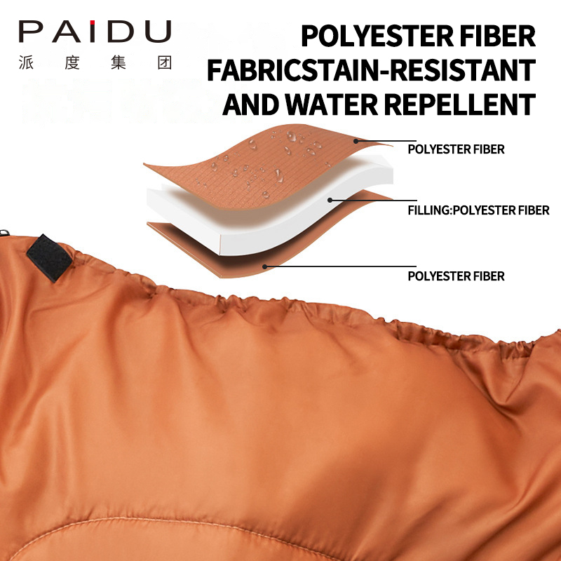 Paidu Four Seasons Sleeping Bag Adult Outdoor Camping Portable Patchable Single Double People 2.2kg