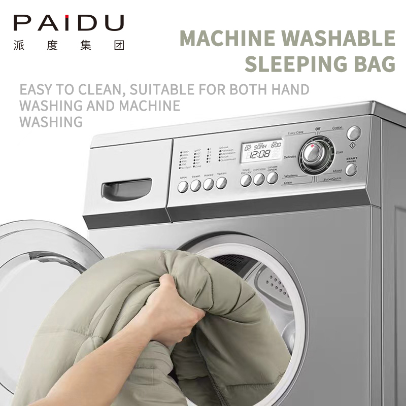 Paidu Adult Sleeping Bag Outdoor Camping Winter Thickened Down Cotton Cold Resistant Warm Can Be Single Double