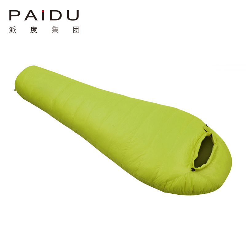 Paidu 210 * 75 * 40cm Outdoor Camping Lightweight Duck Down Sleeping Bag Adult Self Driving Tour Four Seasons Camping and Mountaineering