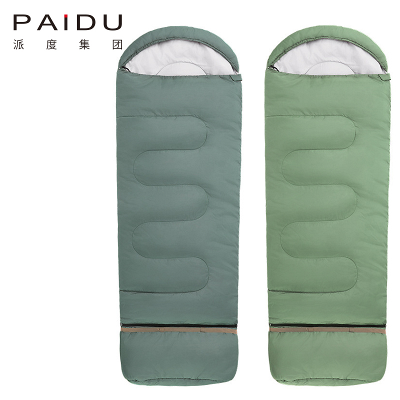 Paidu Spring Autumn Sleeping Bag Camping Home Lunch Break Portable Hotel Dirt Can Be Spliced Single Double Cotton