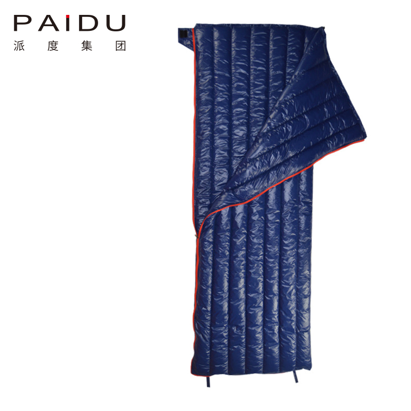 Paidu -5℃ Wholesale Lying Cicada Series Goose Down Sleeping Bag Ultra Light and Convenient Outdoor Splicing Double Camping Spring and Autumn Down Sleeping Bag