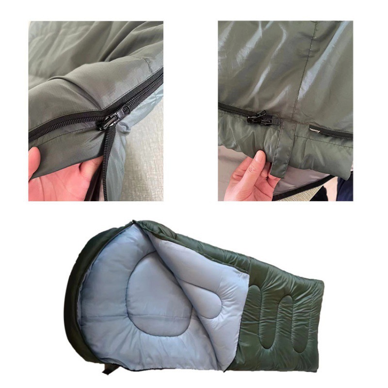 Paidu Outdoor Sleeping Bag Adult Camping Lunch Break Indoor Thickened Warm Can Be Spliced Cold Anti-Freezing Sleeping Bag