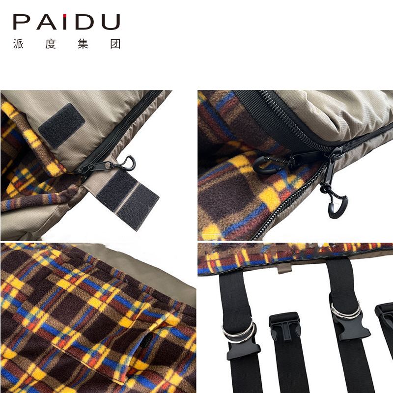Paidu 4Kg Waterproof Fishing Sleeping Bag Oxford Flannel Cold Resistant 10 Degrees Below Zero