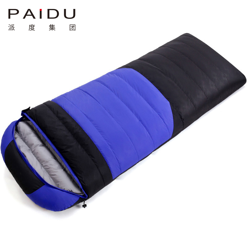 Paidu 0℃-30℃ Outdoor Down Sleeping Bag, Four Seasons Universal, Thickened and Warm White Goose Down Envelope, Lunch Rest Adult Sleeping Bag