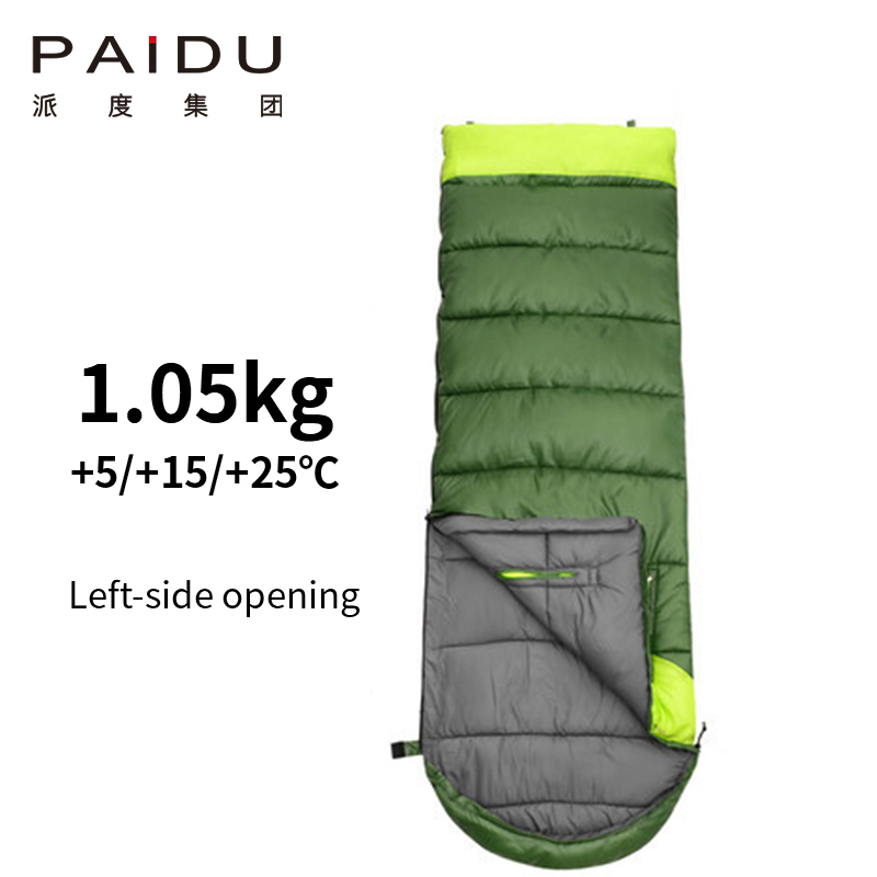 Paidu 220 * 75cm Outdoor Spring and Autumn Thick and Warm Indoor Lunch Rest Camping Two Couples Can Reach out and Splice Travel Dirt Isolation Cotton Sleeping Bag