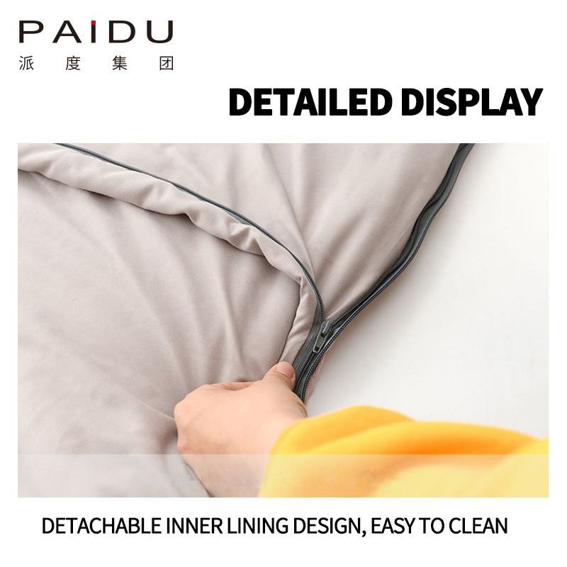 Paidu Interchangeable Adult Camping Sleeping Bag With Inner Tank Outdoor Camping Trip Double Relief Sleeping Bag Hiking