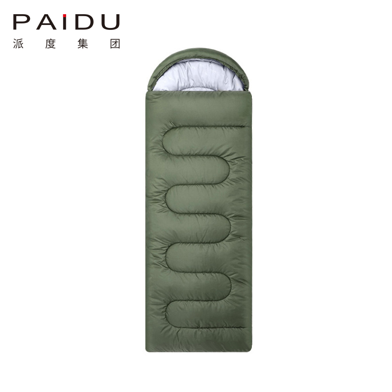 Paidu 10℃ Wholesale of sleeping bags, outdoor sleeping bags, camping sleeping bags, adult sleeping bags, envelope with hat sleeping bags by manufacturers
