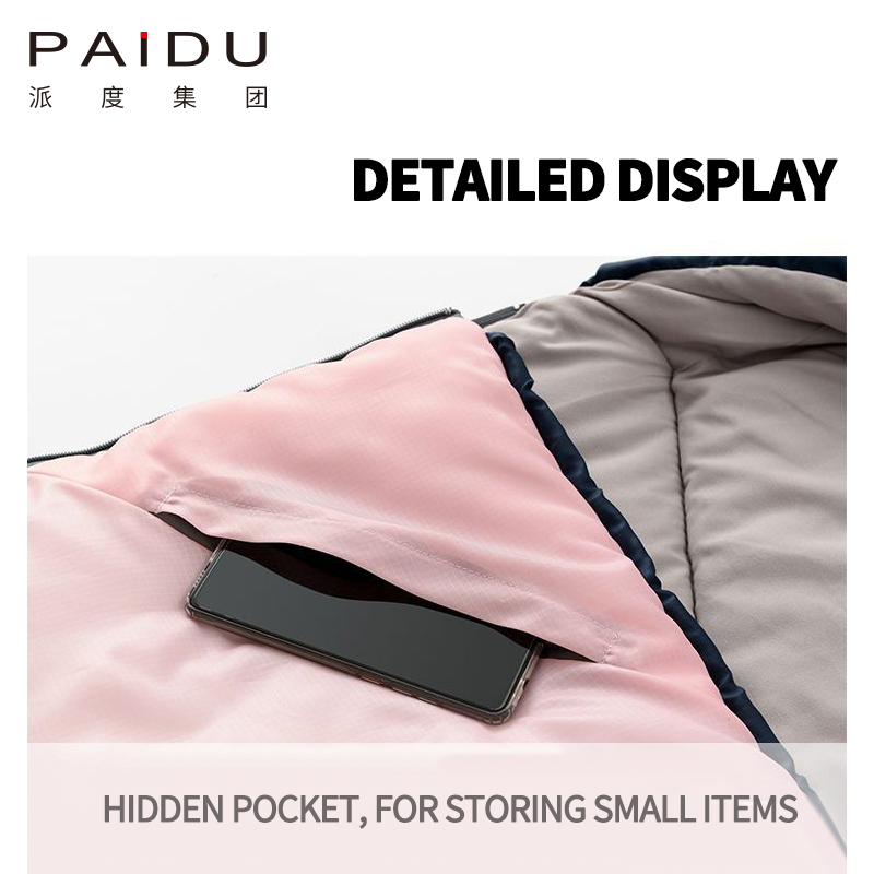 Paidu Interchangeable Adult Camping Sleeping Bag With Inner Tank Outdoor Camping Trip Double Relief Sleeping Bag Hiking
