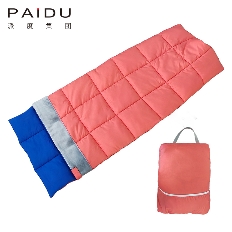 Paidu Children's Spring And Autumn Soft Plaid Envelope Storage One Dual-Use Sleeping Bag