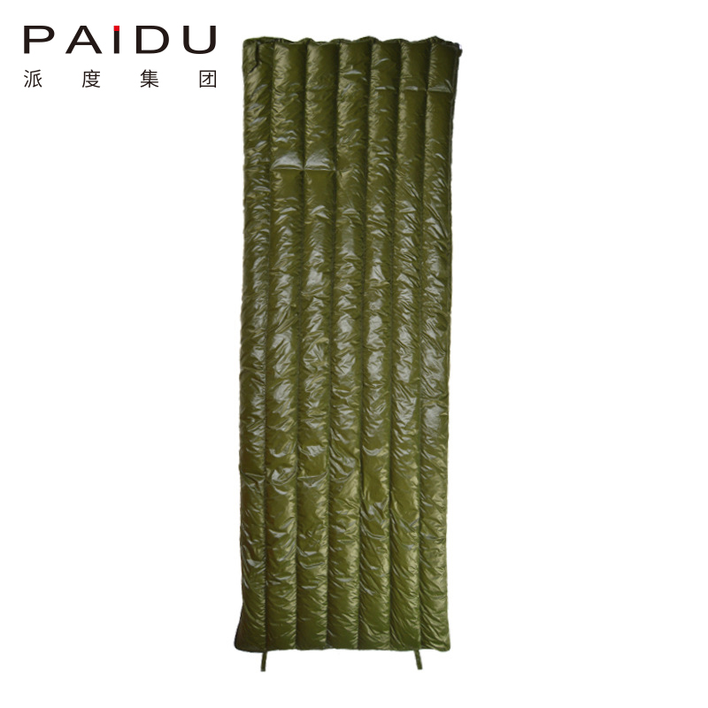 Paidu -5℃ Wholesale Lying Cicada Series Goose Down Sleeping Bag Ultra Light and Convenient Outdoor Splicing Double Camping Spring and Autumn Down Sleeping Bag