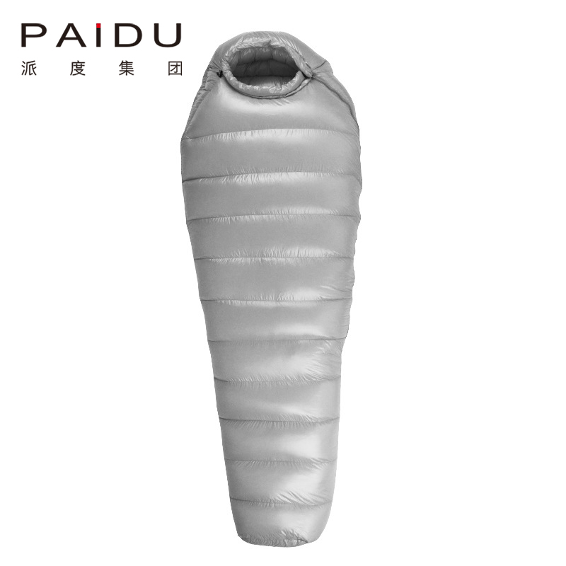 Paidu 400T Down Feather Outdoor Adult Ultra Light Mummy Down Sleeping Bag Camping Thickened and Warm Duck Down Sleeping Bag