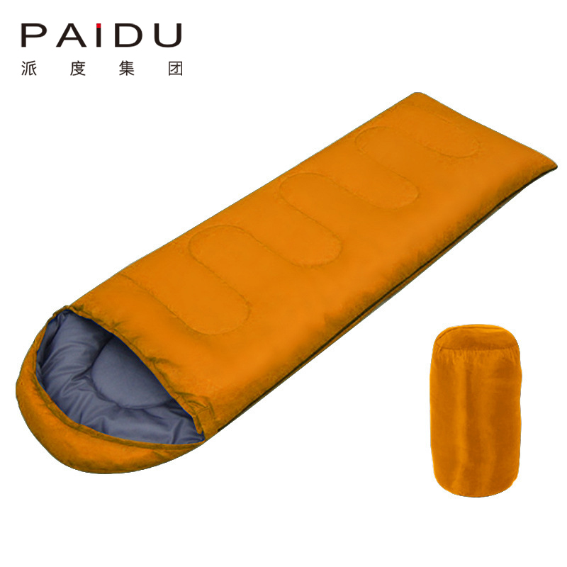 Paidu Outdoor 210 * 75cm camping sleeping bag, camping sleeping bag, warm and moisture-proof envelope, capped sleeping bag