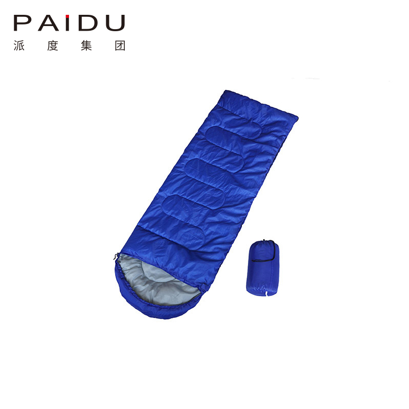 Paidu Outdoor Travel Envelope Sleeping Bag Adult camping road trip Warm Single Hat Style Four Seasons