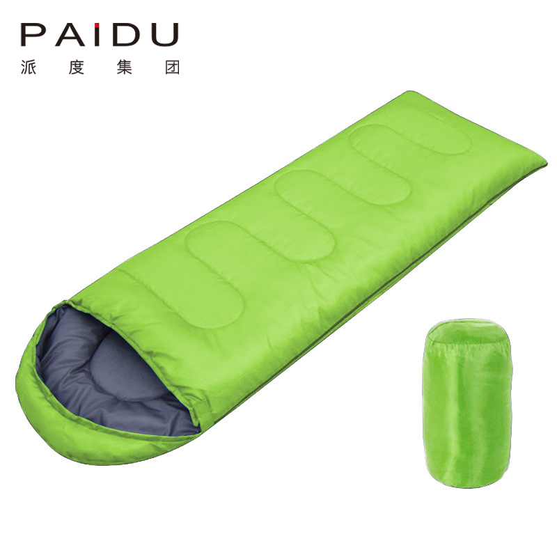 Paidu Outdoor 210 * 75cm camping sleeping bag, camping sleeping bag, warm and moisture-proof envelope, capped sleeping bag