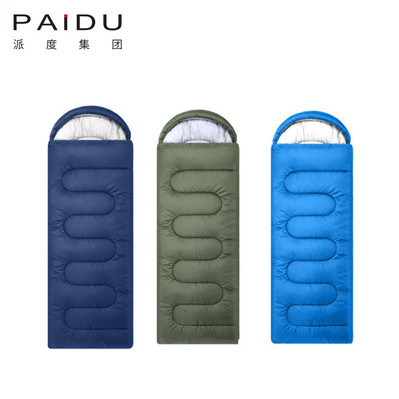 Paidu 10℃ Wholesale of sleeping bags, outdoor sleeping bags, camping sleeping bags, adult sleeping bags, envelope with hat sleeping bags by manufacturers