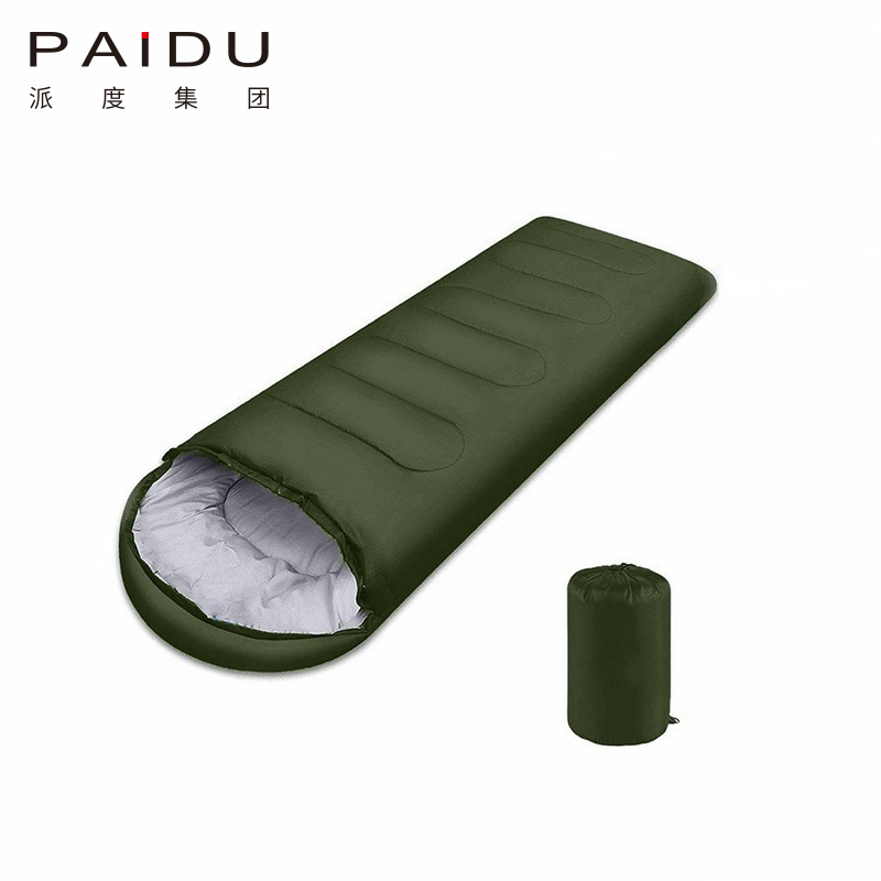 Paidu 190 * 75 * 50cm Envelope sleeping bag, outdoor camping sleeping bag, thickened adult hollow cotton winter sleeping bag