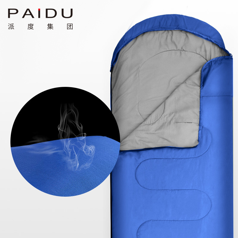 Paidu Envelope sleeping bag, outdoor camping sleeping bag, thickened adult hollow cotton winter sleeping bag