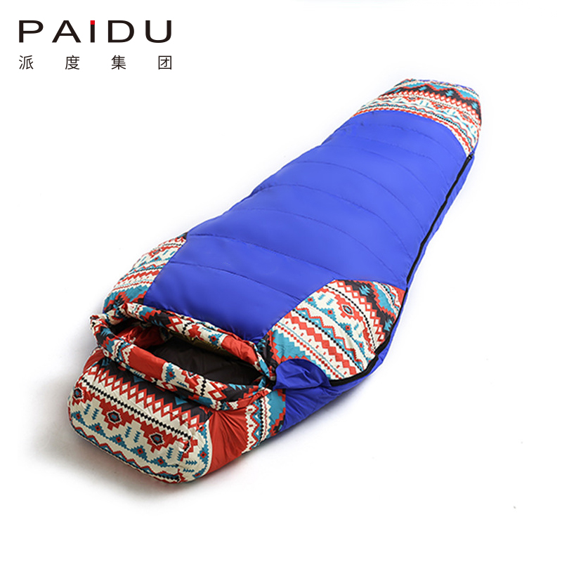 Paidu Adult down sleeping bag, outdoor camping sleeping bag, camping warm white duck down sleeping bag