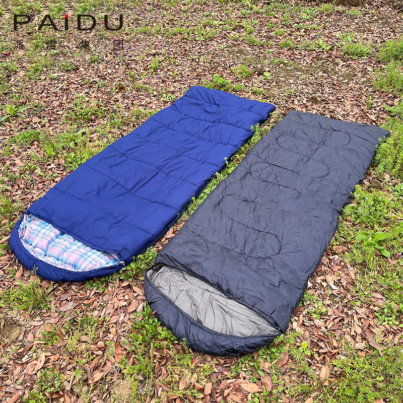 Paidu Outdoor Summer Envelope Sleeping Bag With Cap Ultra-Light Portable Waterproof Outdoor Camping Picnic