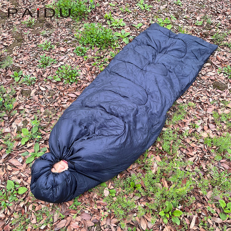 Paidu Outdoor Summer Envelope Sleeping Bag With Cap Ultra-Light Portable Waterproof Outdoor Camping Picnic