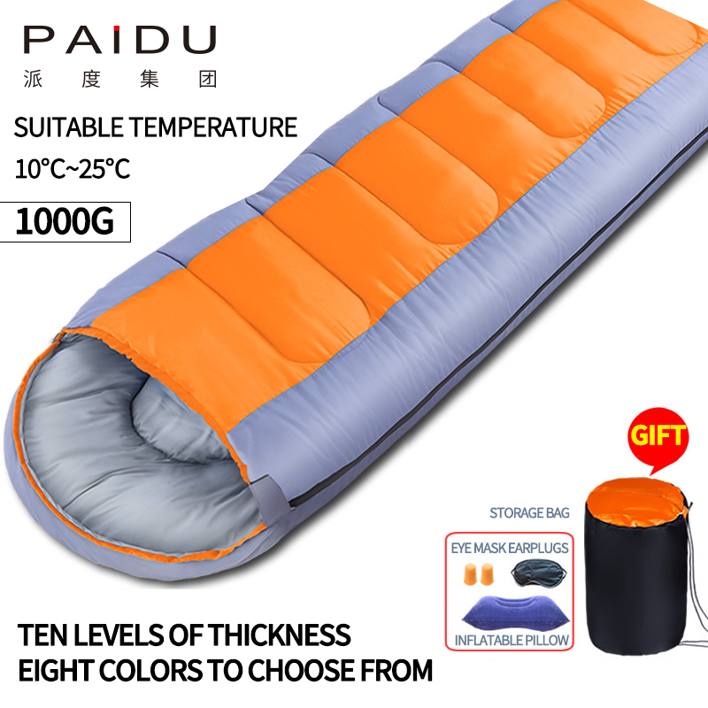 Paidu Outdoor sleeping bag for adults camping, warm cotton sleeping bag for adults camping