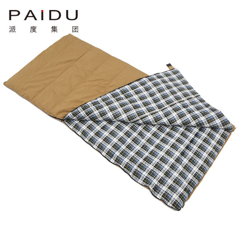 Paidu Canvas Envelope Sleeping Bag Autumn Winter Waterproof Warm Cold Resistance Minus 30 Degrees 5Kg