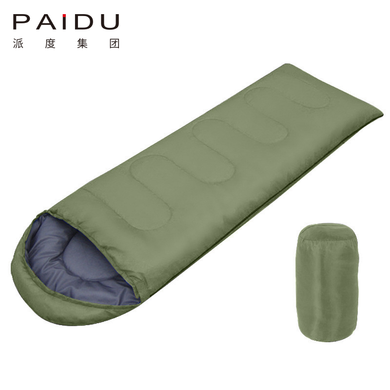 Paidu Envelope sleeping bag, outdoor camping sleeping bag, thickened adult hollow cotton winter sleeping bag