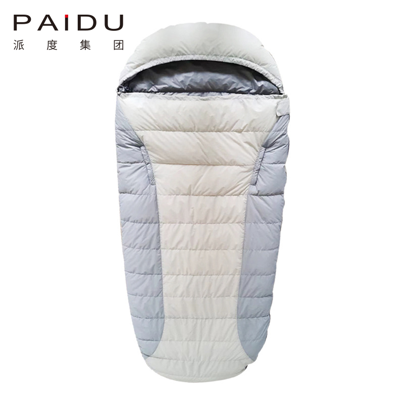 Paidu Wholesale egg shaped down stretch sleeping bags, white duck down sleeping bags, outdoor camping splicing down sleeping bags, lunch sleeping bags