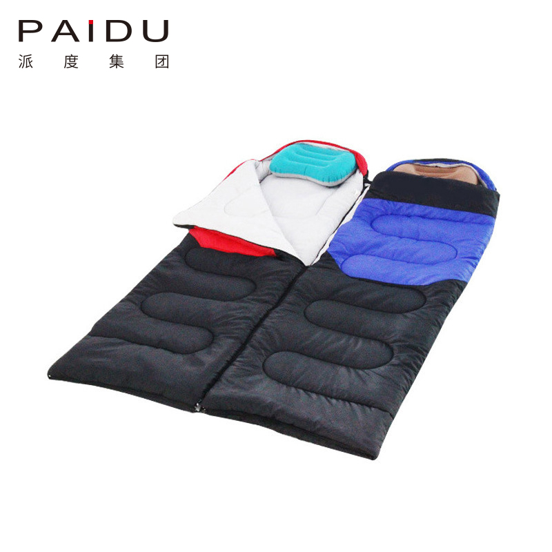 Paidu Down Sleeping Bag Winter Camping Sleeping Bag Single Splicing Adult Portable Warm Down Nap Sleeping Bag 1800g