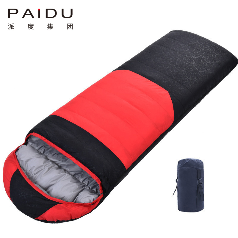 Paidu Down Sleeping Bag Autumn Winter Camping Sleeping Bag Single Splicing Adult Portable Warm Down Nap Sleeping Bag 1800g Outdoor