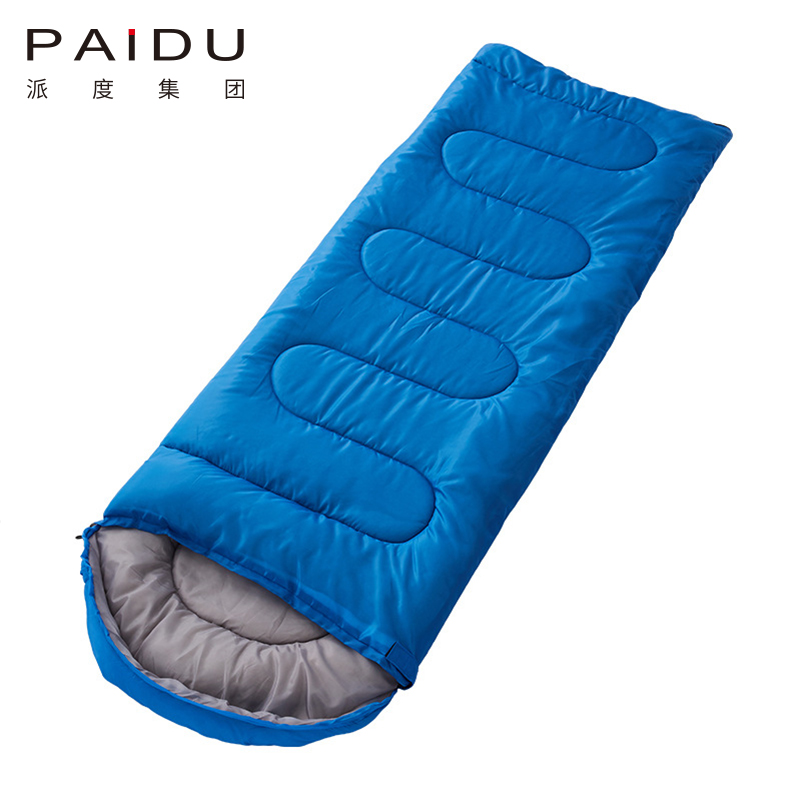 Paidu 1.3Kg Envelopes With Caps Spring And Winter Outdoor Camping Adult Sleeping Bags Thickened