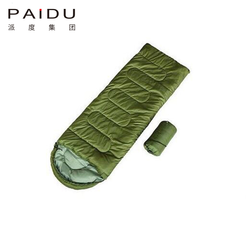 Paidu 210*75cm Outdoor Travel Envelope Sleeping Bag Adult Camping Self driving Warm Single Hat Style