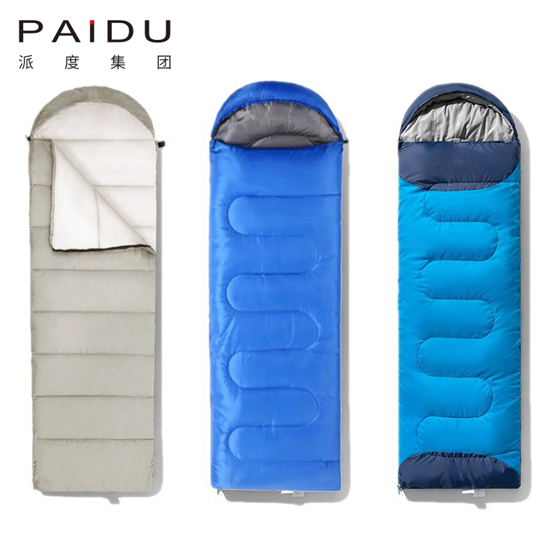 Paidu Envelope Sleeping Bag Color Matching Camping Dirty Waterproof Emergency Sleeping Bag Widened Thick Sleeping Bag